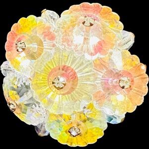 JULIANA DELIZZA & ELSTER D&E Rhinestone Brooch